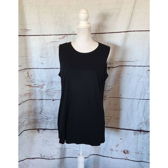 Eileen Fisher Viscose Blend Tunic Length Tank Size Large - Picture 1 of 6
